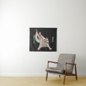 Niedlicher Cartoon-Illustrator Wandteppich (Beispiel (Horizontal))