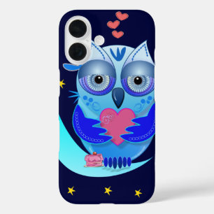 Niedlicher Cartoon im Fall der Liebe iPhone 16 Hülle