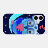 Niedlicher Cartoon im Fall der Liebe iPhone 16 Hülle (Rückseite (Horizontal))