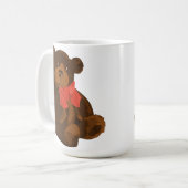 Niedlicher Cartoon Kaffeetasse (Vorderseite Links)