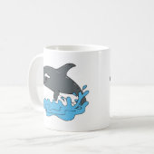 niedlicher Cartoon Kaffeetasse (Vorderseite Links)