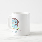 Niedlicher Cartoon Kaffeetasse (Vorderseite Links)