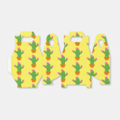 Niedlicher Cartoon Kaktus Muster mit rosa Blume Geschenkschachtel (Ungefaltet)