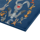 Niedlicher Cartoon Kanbits Mandala Cutting Board Schneidebrett (Ecke)