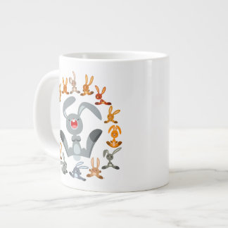 Niedlicher Cartoon Kanbits Mandala Jumbo Tasse
