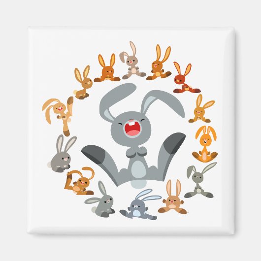 Niedlicher Cartoon Kanbits Mandala Magnet (Vorne)
