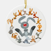 Niedlicher Cartoon Kanbits Mandala Ornament (Vorne)