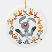 Niedlicher Cartoon Kanbits Mandala Ornament (Hinten)