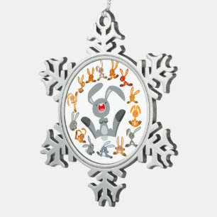 Niedlicher Cartoon Kanbits Mandala Pewter Ornament