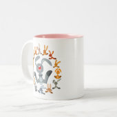 Niedlicher Cartoon Kanbits Mandala Tasse (Vorderseite Links)