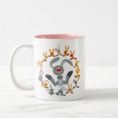 Niedlicher Cartoon Kanbits Mandala Tasse (Links)