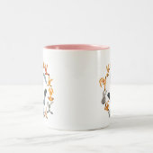 Niedlicher Cartoon Kanbits Mandala Tasse (Mittel)
