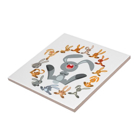 Niedlicher Cartoon Kanbits Mandala Tile Fliese (Seite)