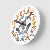 Niedlicher Cartoon Kanbits Mandala Wall Clock Runde Wanduhr (Winkel)