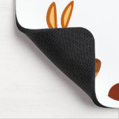 Niedlicher Cartoon Kangaroo Vater und Son Mousepad (Ecke)