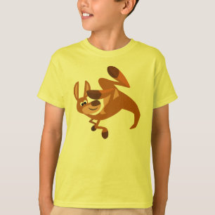 Niedlicher Cartoon Kangaroo's Somersault Kids T - T-Shirt