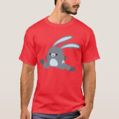 Niedlicher Cartoon-Kaninchen-T - Shirt (Vorderseite)