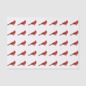 Niedlicher Cartoon Kardinal Seidenpapier (Vorderseite)