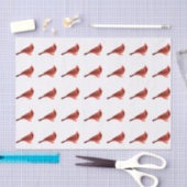 Niedlicher Cartoon Kardinal Seidenpapier (Handwerk)