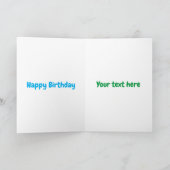 Niedlicher Cartoon Karte (Innenseite)