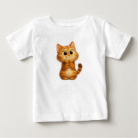 Niedlicher Cartoon Katze, Orange Tabby Katze
