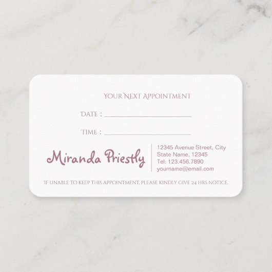 Niedlicher Cartoon Katzen Haustiere Erwachsenenalt Terminkarte (Rückseite)