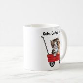 Niedlicher Cartoon Katzen Kaffeetasse (VorderseiteRechts)