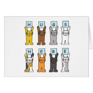 Niedlicher Cartoon Katzen Schläger hier