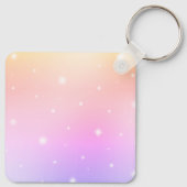 Niedlicher Cartoon Kawaii Kitty Cat Happy Birthday Schlüsselanhänger (Rückseite)