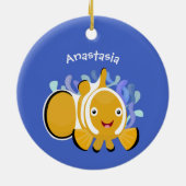 Niedlicher Cartoon Keramik Ornament (Hinten)