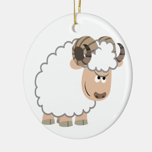 Niedlicher Cartoon Keramik Ornament (Links)