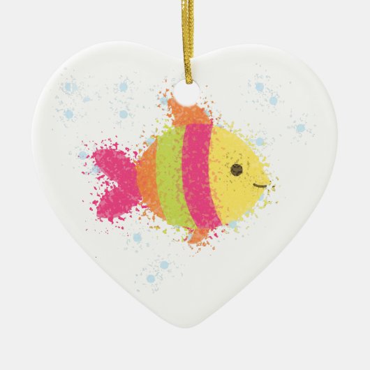 Niedlicher Cartoon Keramik Ornament (Vorne)