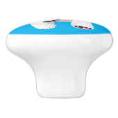 Niedlicher Cartoon Keramikknauf (Seitenansicht)