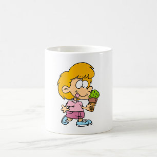 Niedlicher Cartoon Kid Eis Creme Cone Kaffeetasse