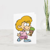 Niedlicher Cartoon Kid Eis Creme Cone Karte (Vorderseite)