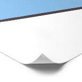 Niedlicher Cartoon Kid Lesen eines Nummernbuchs Poster (Ecke)