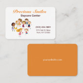 Niedlicher Cartoon Kinderbetreuung Kinderbetreuung Visitenkarte (Vorne/Hinten)