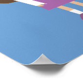 Niedlicher Cartoon Kindergarten Poster (Ecke)