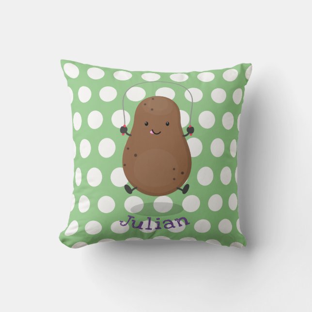 Niedlicher Cartoon Kissen (Vorderseite)