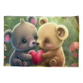 Niedlicher Cartoon Kissenbezug (Rückseite)