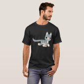 Niedlicher Cartoon Kitty T - Shirt (Vorne ganz)