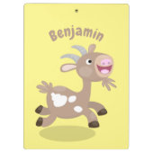 Niedlicher Cartoon Klemmbrett (Rückseite)