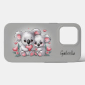 Niedlicher Cartoon Koala Liebhaber Herzlich Willko Case-Mate iPhone Hülle (Rückseite (Horizontal))