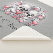 Niedlicher Cartoon Koala Liebhaber Herzlich Willko Sherpadecke (3/4)