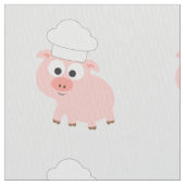 Niedlicher Cartoon Koch Tragen eines Koch-Hat Stoff (Nahaufnahme)