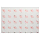 Niedlicher Cartoon Koch Tragen eines Koch-Hat Stoff (Fat Quarter (45,7 x 55,9 cm))