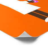 Niedlicher Cartoon Krankenschwester gibt Kindermed Poster (Ecke)