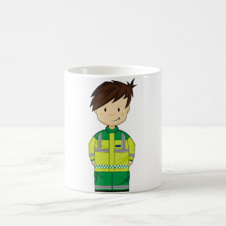 Niedlicher Cartoon-Krankenwagen EMT Kaffeetasse