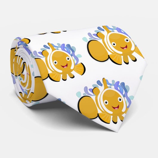 Niedlicher Cartoon Krawatte (Gerollt)