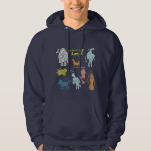 Niedlicher Cartoon-Kryptographie Hoodie